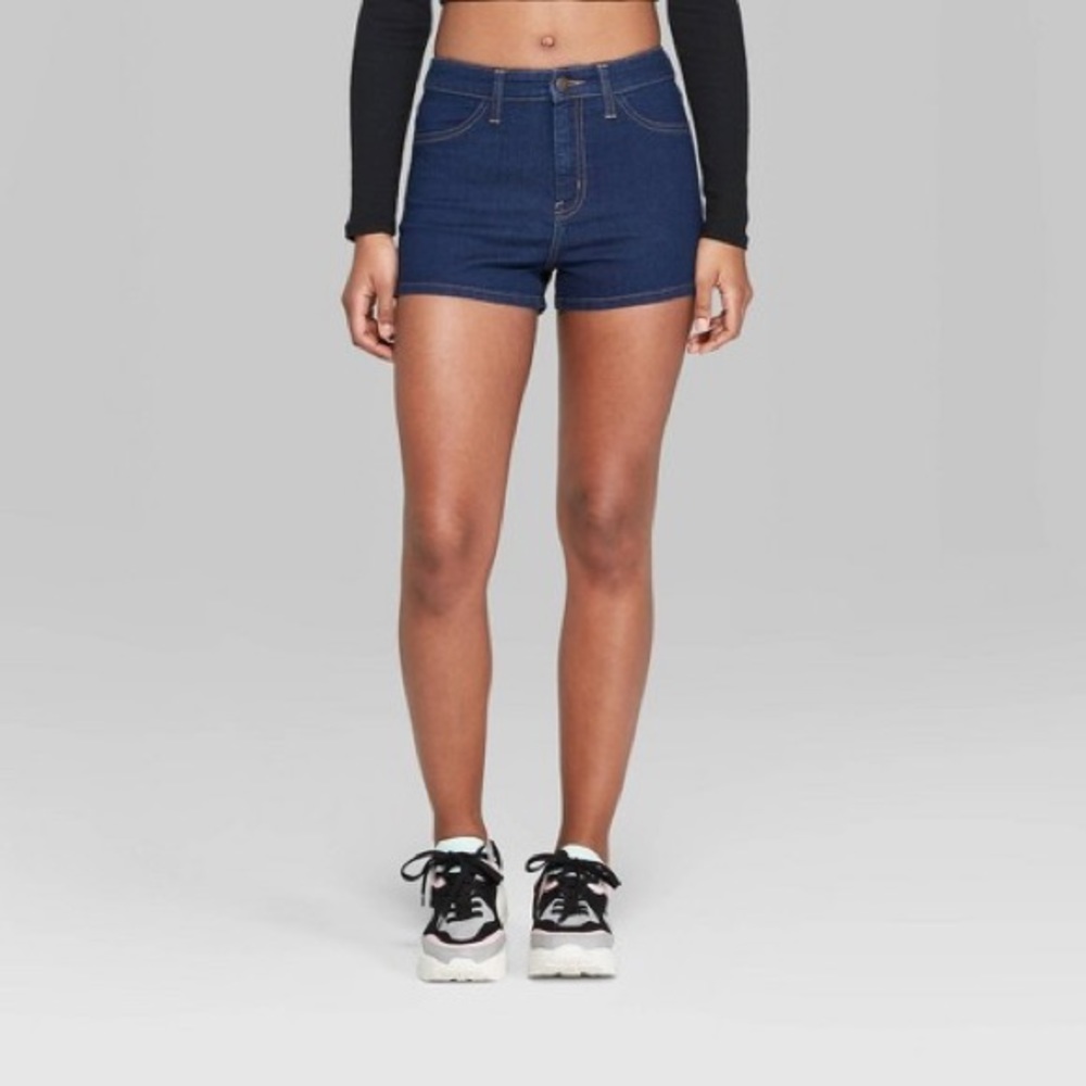 Denim shorts